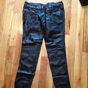 TRIPP NYC FAUX LEATHER BLACK SKINNY PANT SIZE 3